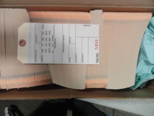 Aviditi G15111 10 Point Cardstock #8 2 Sided Carbonless Inventory Tag