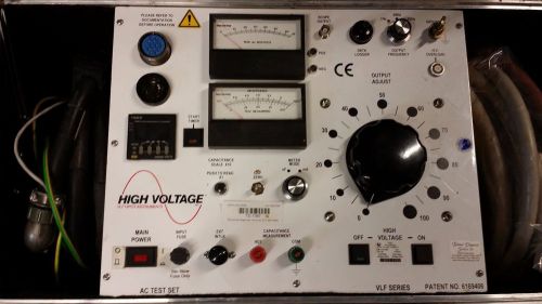 High voltage vlf-6022cm hipot; 60kv, ac, very low frequency with current meter for sale