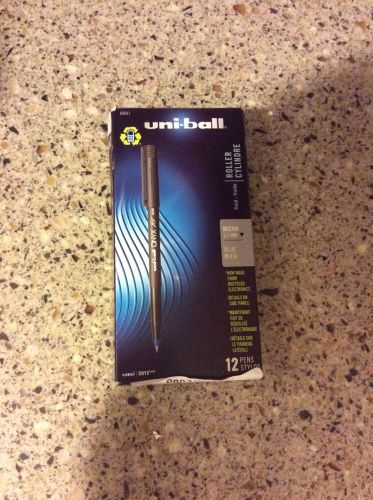 Uniball 12 Pack Onyx Blue Micro Pens