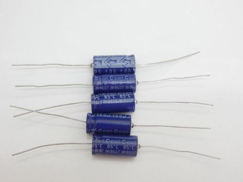 150 UF 150UF 50V AXIAL CAPACITORS - YOU GET 5 PIECES