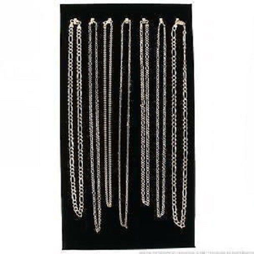 New 2- 7 hook velvet necklace pendant displays easel chain for sale