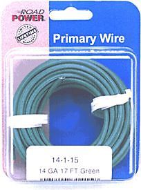 Primary wire,17&#039; 14ga yellow for sale