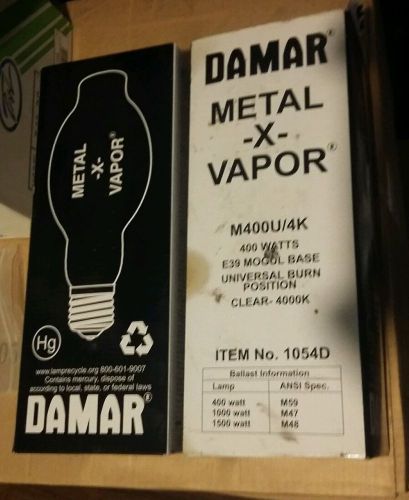 Qty (2) damar metal x vapor m400u/4k item no. 1054d new in box for sale