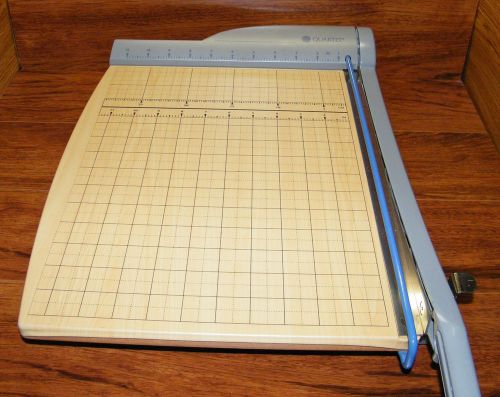 Quartet (9115) Wooden Paper Cutter Alignment Grid Trim &amp; Cut Craft Projects Easy