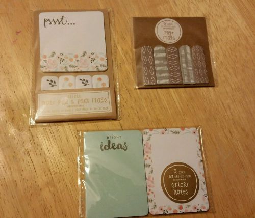 Target Stationary planner Page Flags sticky notes dollar spots playground
