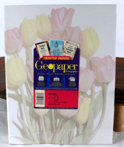 Tulip decorative Computer Stationary Paper 25 sheets bbb057