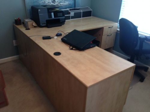 L shaped contemporary desk for sale