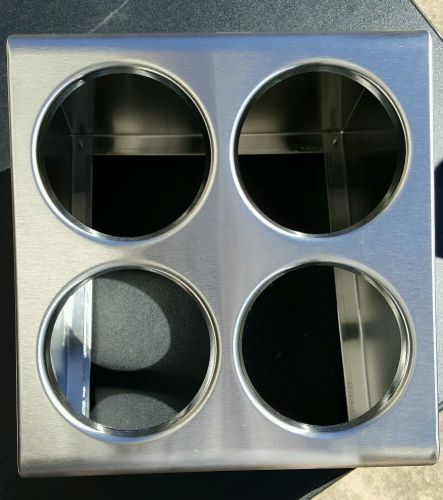 Crestware 4-hole Countertop Flatware Dispenser