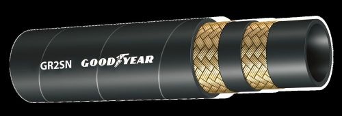 Goodyear hydraulic hose 1-1/4&#034; 2-wire 1,820 psi - 50&#039; rolls for sale