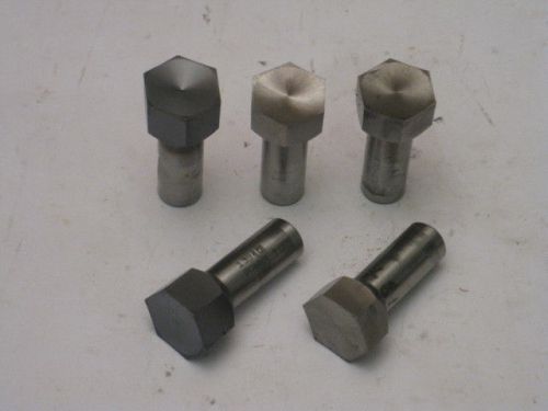 Somma hex. rotary broaching tools pt#13840 , .762&#034; &amp; .765&#034; hex. 5 pcs.