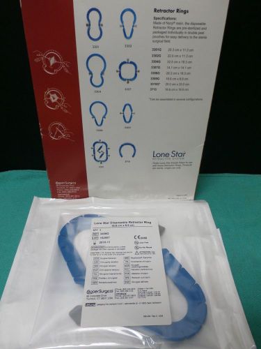 Ref: 3309G Lone Star Disposable Ring Retractor AMS pack 18.6cm x 8.9cm