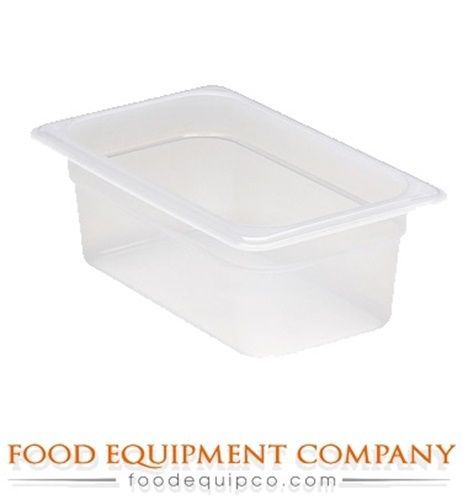 Cambro 44PP190 Food Pan, 1/4-size, 4&#034;D  - Case of 6