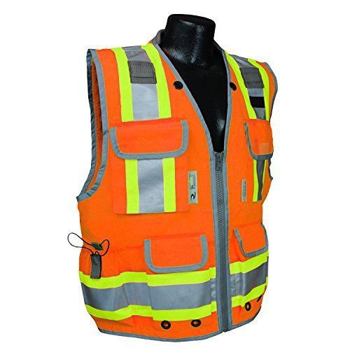 Radians SV55-2ZOD Class 2 Heavy Woven Two Tone Engineer High Visibility Vest XL