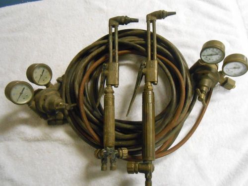 Vintage lot oxygen acetylene welding tools ~ craftsman regs ~ prestoweld torches for sale