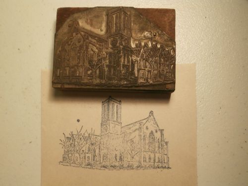 Printer&#039;s Block building and trees