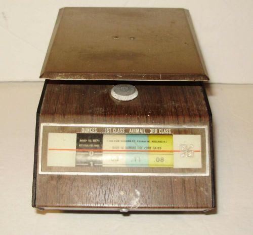 Vintage 1971 US Postal Scale-1st Class-3rd Class-Airmail-Park Sherman