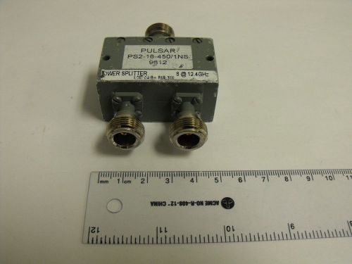 PULSAR MICROWAVE PS2-16-450/1NS 2-way Power Divider 8 - 12.4GHz
