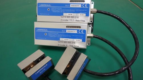 Magnescale Set of 2 Laserscale BL57-RE Encoder X &amp; Y Head with Interface Unit