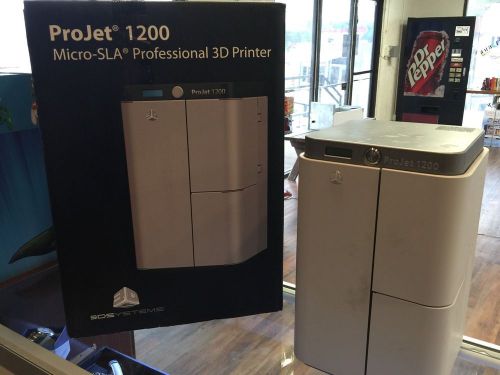 Projet 1200 Micro SLA Professional  3D Printer paid  $6000 6 months ago used two