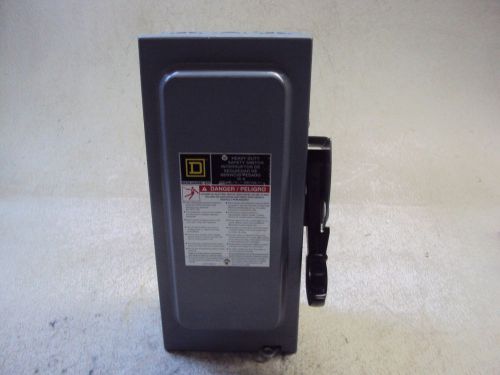 SQUARE D H361 ENCLOSED SWITCH 30A  USED