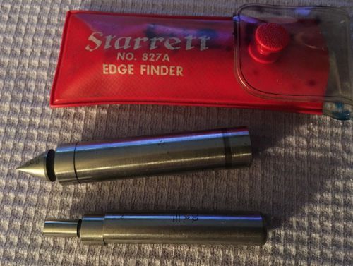 STARRETT MACHINIST TOOL EDGE FINDER 827A &amp; 827B