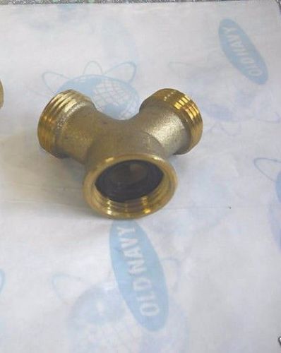 Garden hose y-spliter (1) fm x (2) males *brass for sale