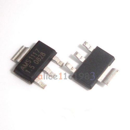 10PCS NEW AMS1117-1.5 AMS1117 LM1117 1A 1.5V SOT-223 Voltage Regulator IC