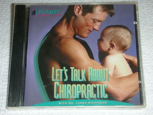 Let&#039;s Talk About Chiropractic Health CD Audio Dr.James Sigafoose 2001 New *Rare