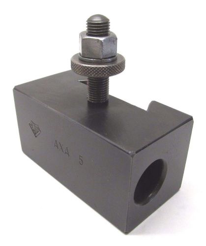 Nice! aloris axa-5 quick change #2 morse taper tool holder - up to 12&#034; swing for sale