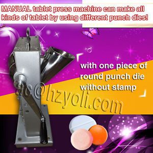 manual pill making machine,TDP-0 single punch tablet press,one round dies/moulds
