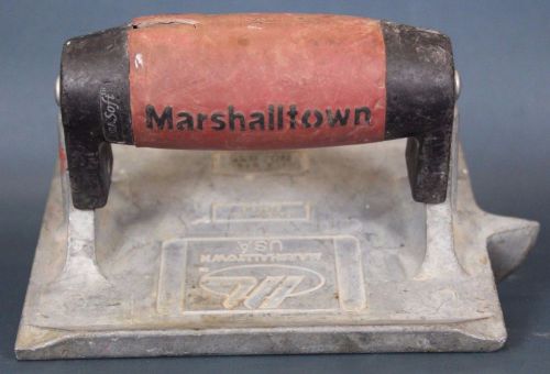 Marshalltown Concrete 1&#034; x -3/8&#034;  Heavy Duty Zinc Hand Groover 835 Durasoft Grip