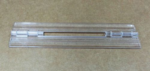 5 pack plastic acrylic open center 6&#034; hinge (clear) 1 1/2&#034; wide x 6&#034; long for sale