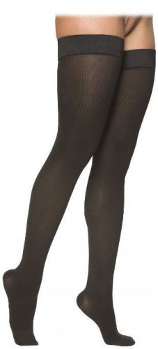 Women&#039;s 20-30mmHg Thigh Closed Toe, Black, Large, Long, 232NLLW99