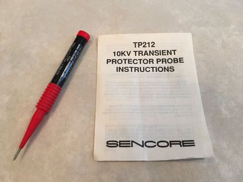 SENCORE TP212, 10KV HIGH VOLTAGE PROBE (FOR SC3100 SC61 SC080 LC103 &amp; DVM&#039;S)