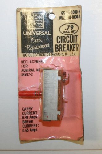 GC Electronics Universal Exact Replacement Circut Breaker For Admiral No 84B17-2