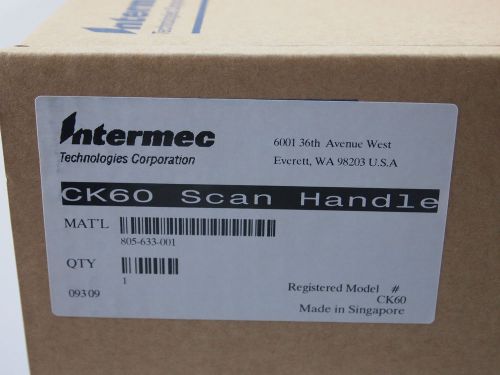 LOT  12  New Intermec 805-633-001 CK60 Handhold Computer Scan Handle