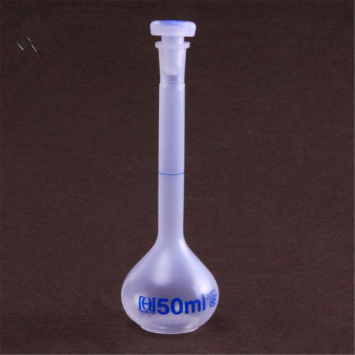 50ml,PP Plastic Volumetric Flask W/ Stopper,Chemical Labware