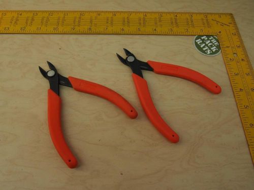 2, Xuron 2175 Orange Xuro Shear Micro Flush Cut Maxi Aircraft Wire Cutter Pliers