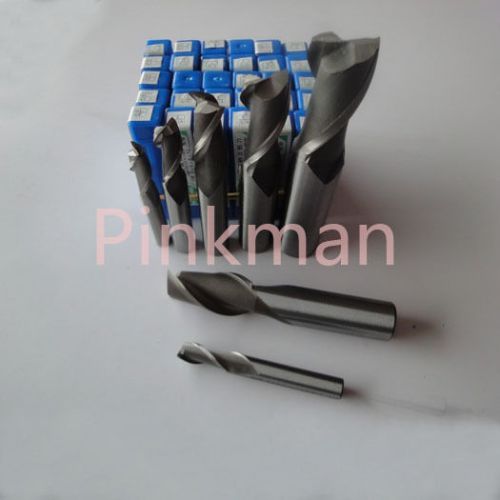10pcs 4.5mm Two Flute HSS Aluminium End Mill Cutter CNC Bit