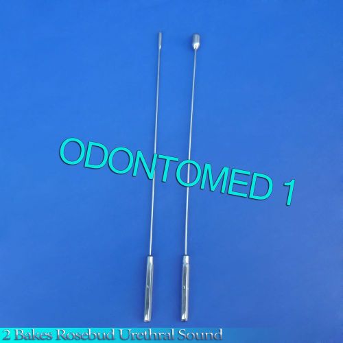 2 Pcs Bakes Rosebud Urethral Sounds 4mm+10mm