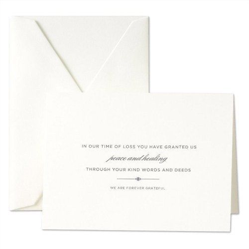 Crane &amp; Co. Hand Engraved Sympathy Notes (CF1182)