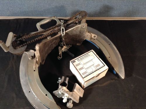 Mathey Dearman 2SA Cast Aluminum Manual Saddle Pipe Beveling Machine With Spacer