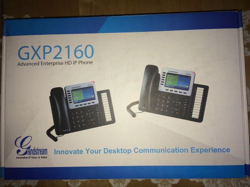 Grandstream gxp2160 6 line/6 sip account advanced enterprise ip phone #2 for sale