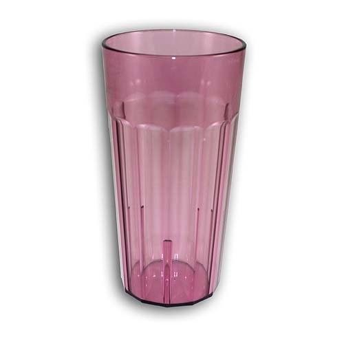 Cambro NT20-409 SAN Plastic Newport Tumbler, 650ml, Blush