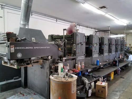 Heidelberg 6 Color Printing Press 102 SP With Console  1986