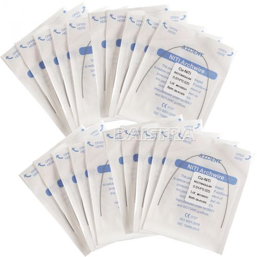 20 Bags Dental Orthodonntic Cu NiTi Copper Rectangular Arch Wires 0.014*0.025 AA