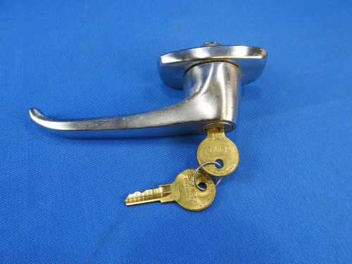 Republic L handle with two keys, for metal cabinets