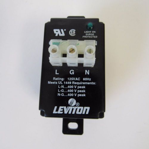 Leviton 3800-din surge protector 120vac din rail mount used for sale
