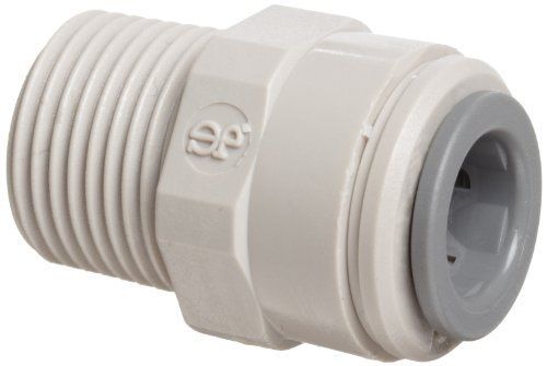 John guest acetal copolymer tube fitting, straight adaptor, 1/4&#034; tube od x 1/8&#034; for sale