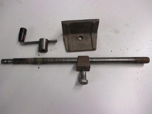 Duracraft 21348 horizontal metal cutting band saw vise lead screw jaw handle for sale